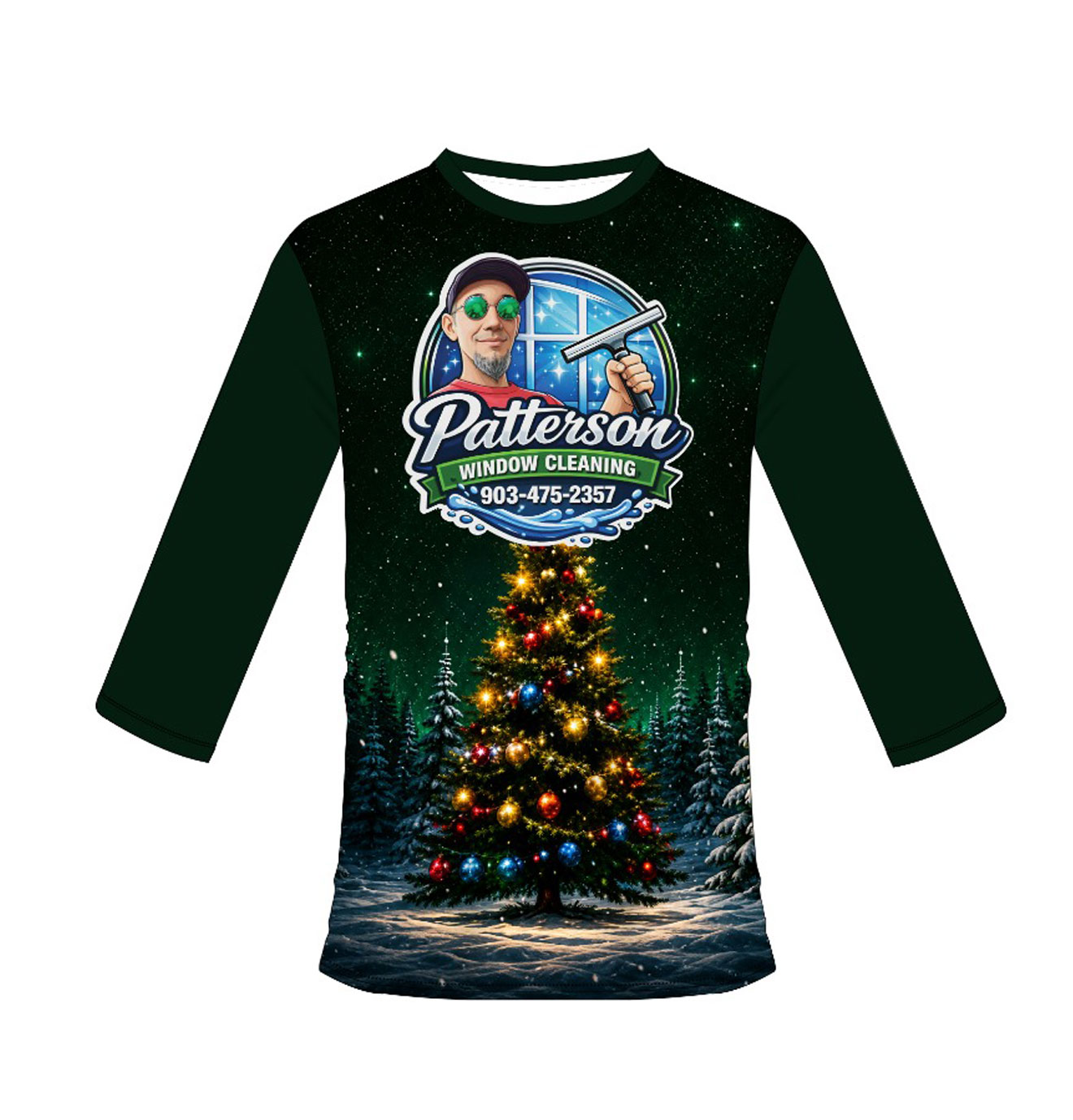 Christmas lighting shirt