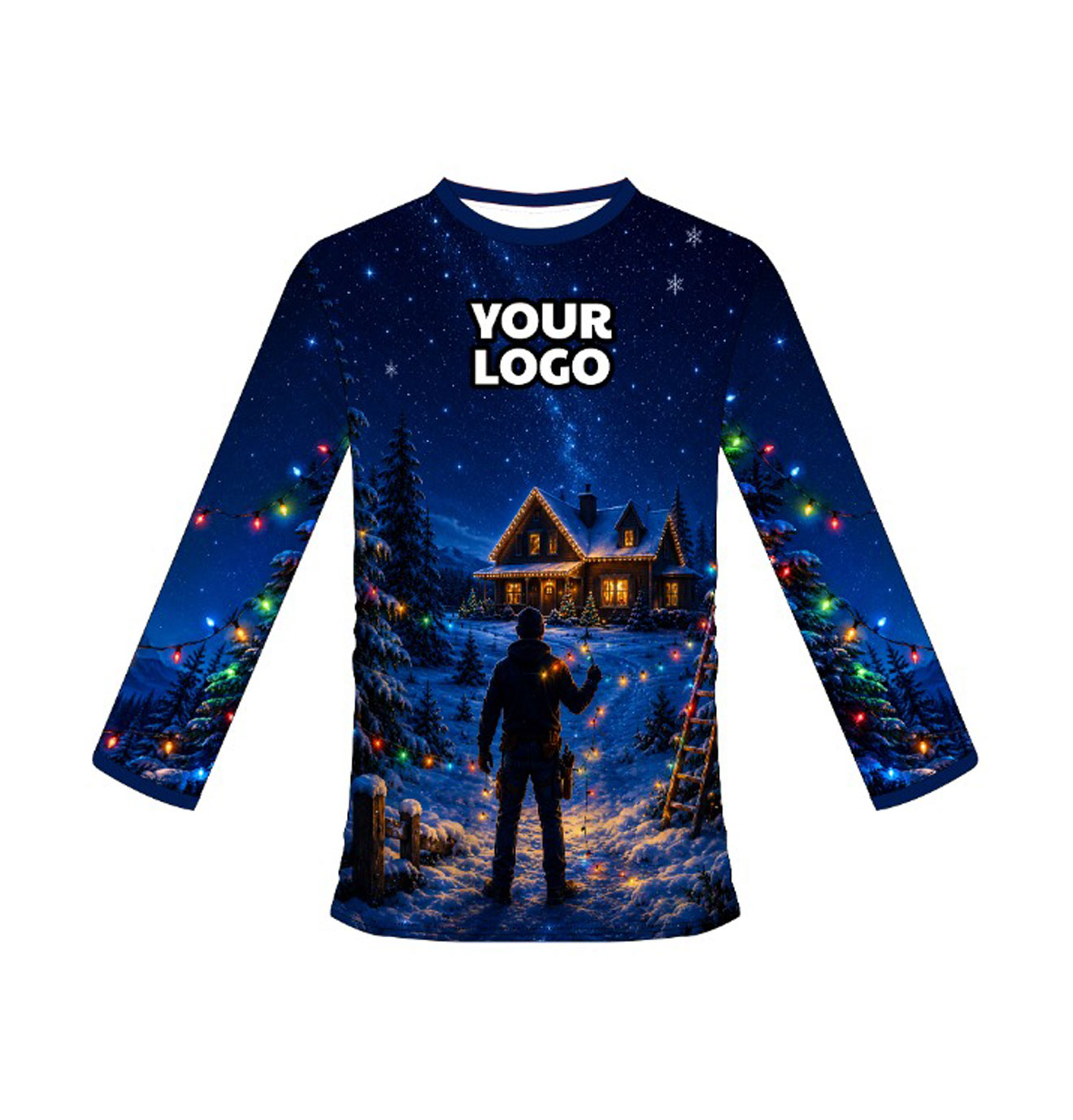 Christmas lights installer t-shirt