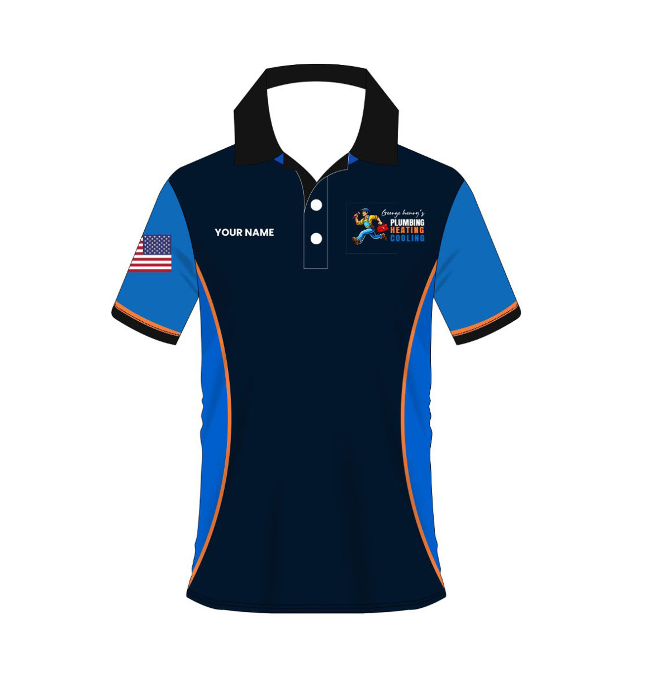 HVAC technician shirt