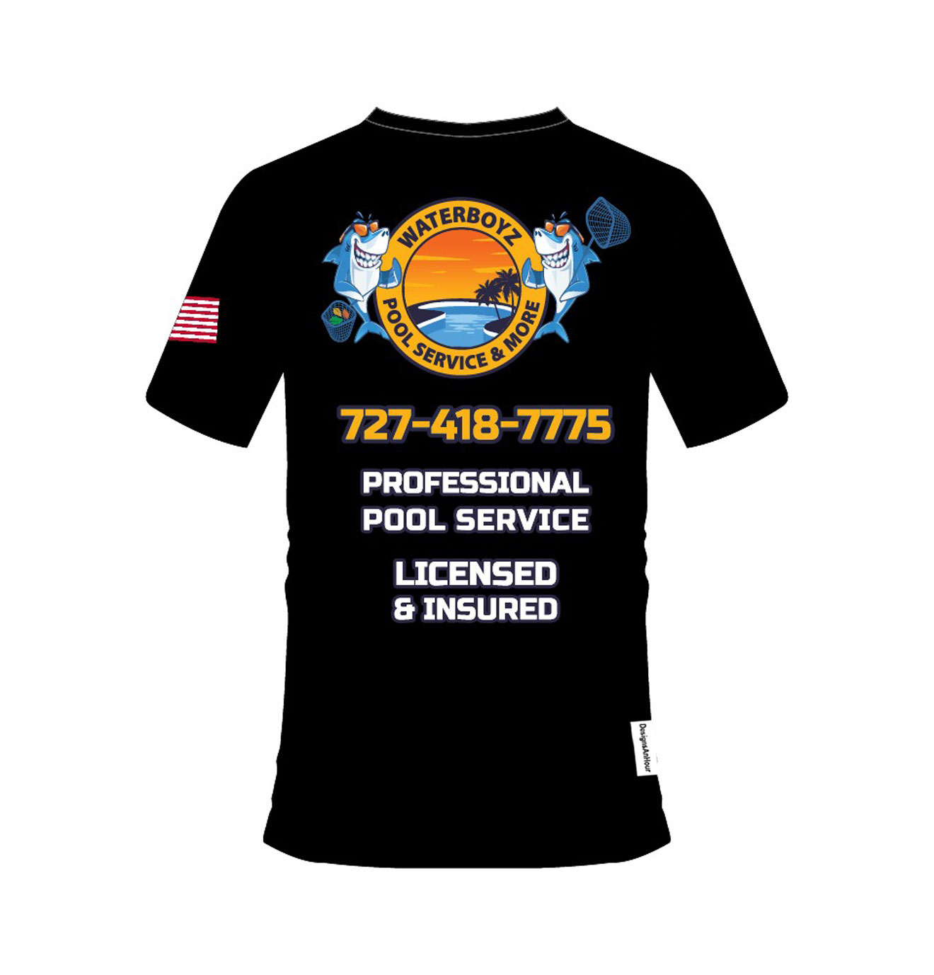 Pool Cleaning Services Work Shirts