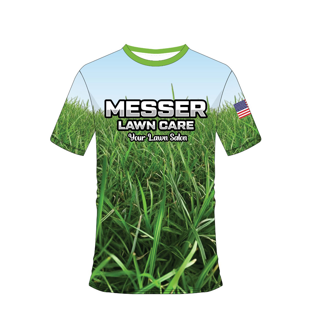 custom design lawn care shirts