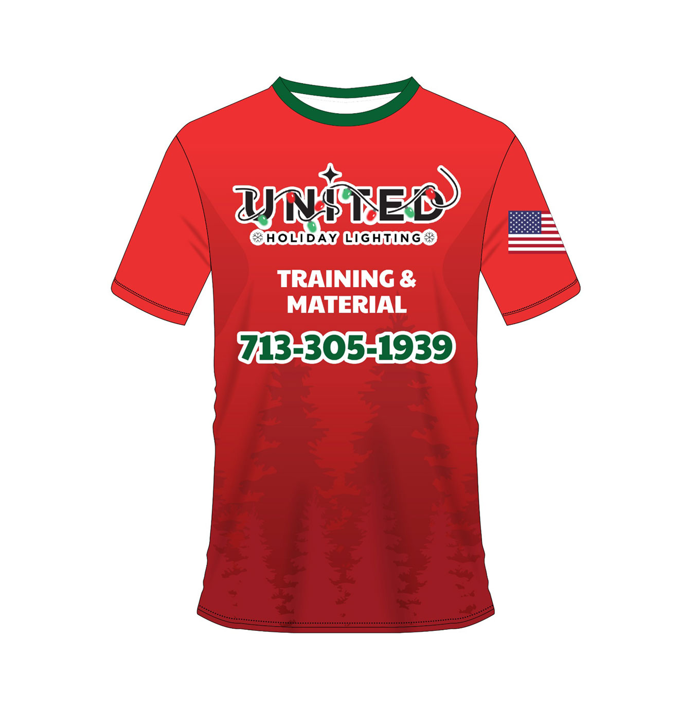 custom design polyester christmas shirts