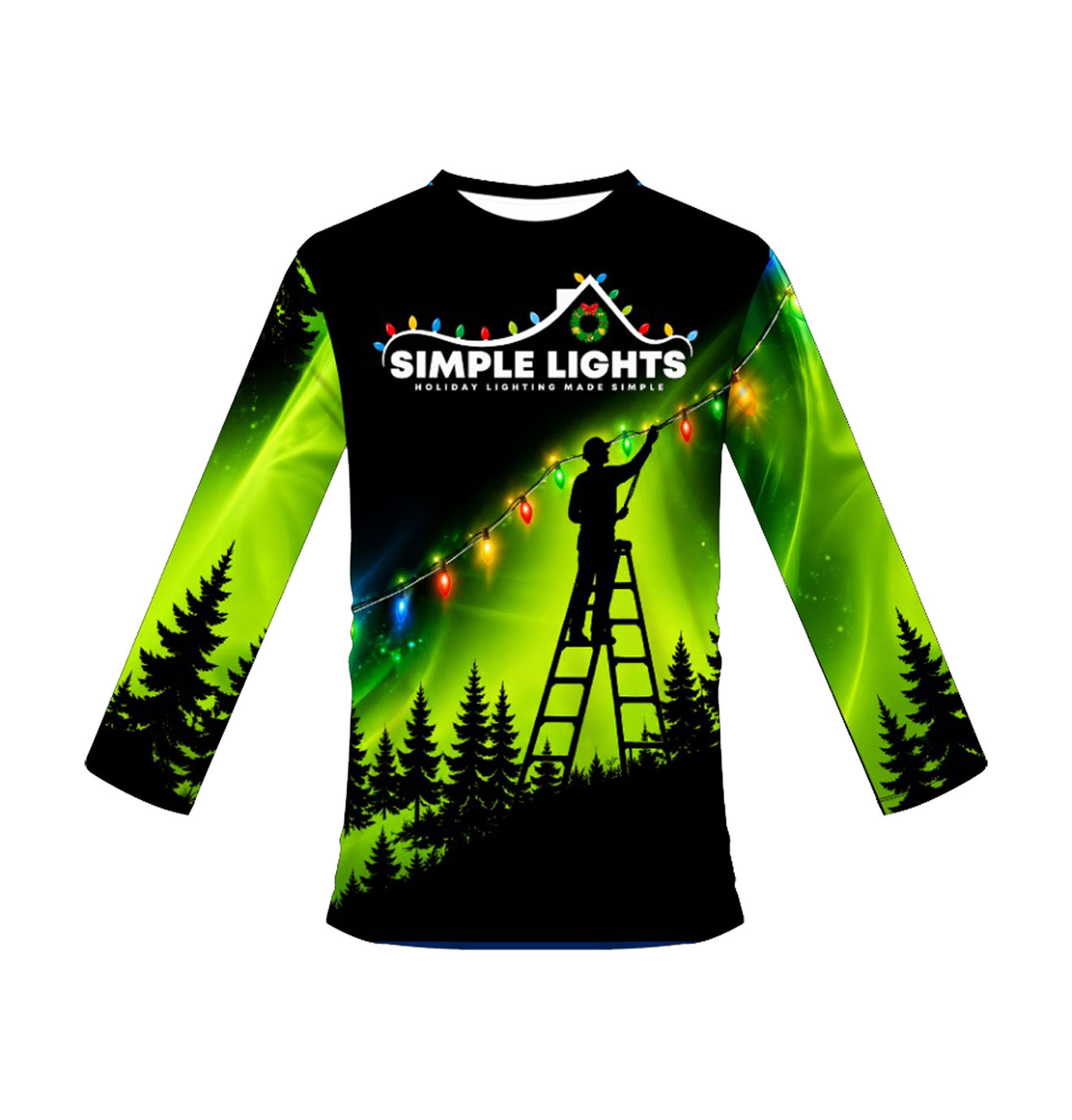 Light up christmas shirts