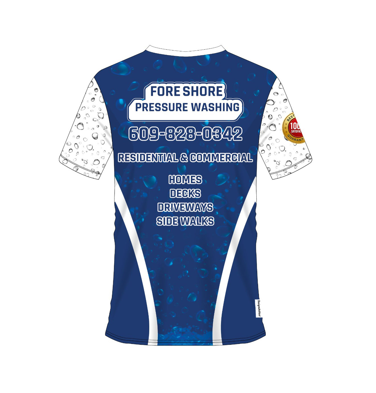 polyester pressure washer tees