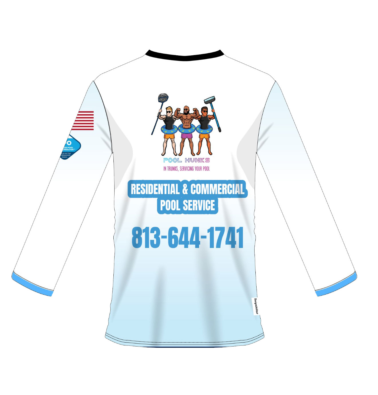 pool cleaning work shirts