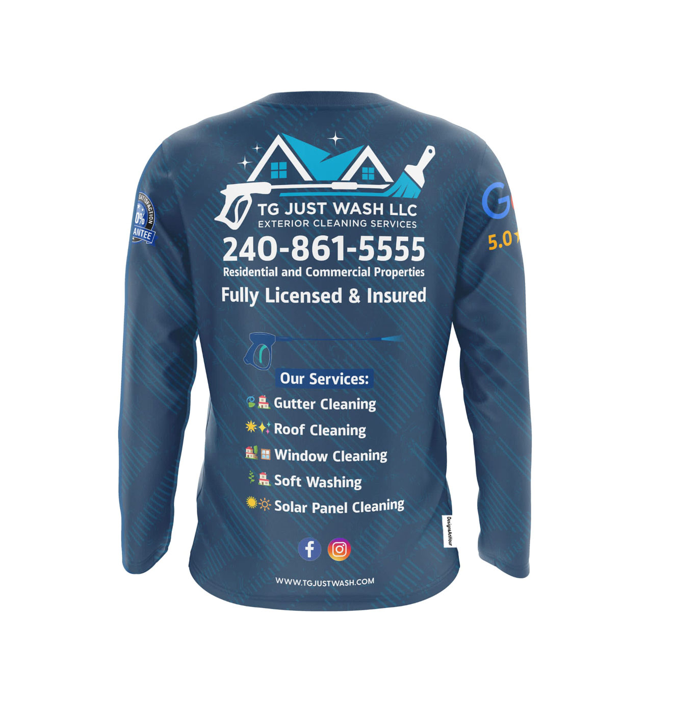 pressure washing uniform supplier