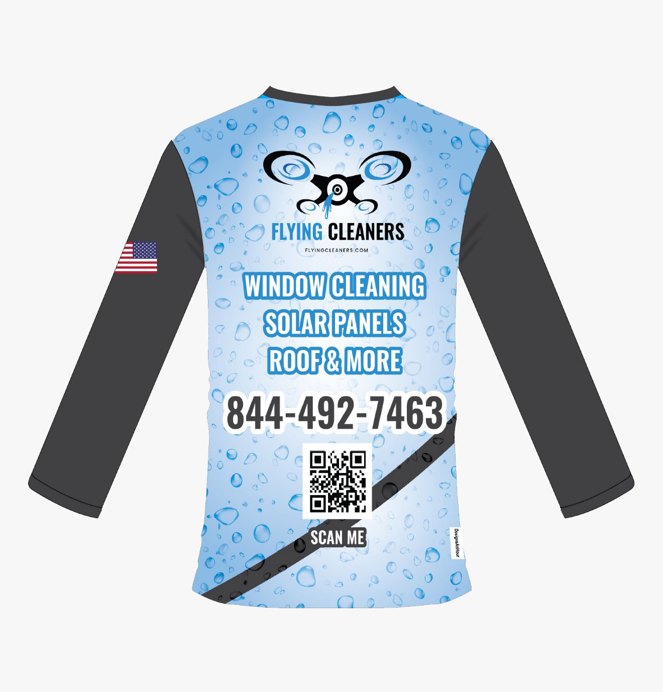 sublimated window cleaning shirts